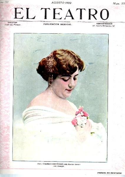 EL TEATRO. AÑO III. NUM. 23. AGOSTO 1902.