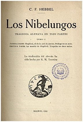 LOS NIBELUNGOS. TRAGEDIA ALEMANA EN TRES PARTES.