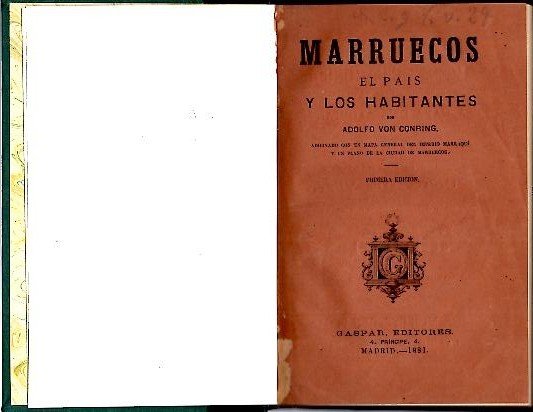 MARRUECOS, EL PAIS Y LOS HABITANTES. CONDICIONES GENERALES, GEOGRAFICAS Y …