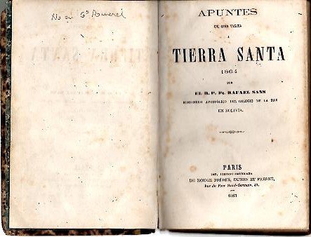 APUNTES DE UNA VISITA A TIERRA SANTA.