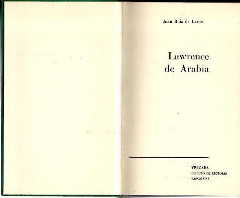 LAWRENCE DE ARABIA.