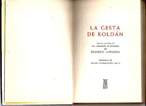 LA GESTA DE ROLDAN.