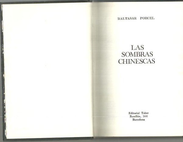 LAS SOMBRAS CHINESCAS.