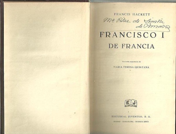 FRANCISCO I DE FRANCIA.