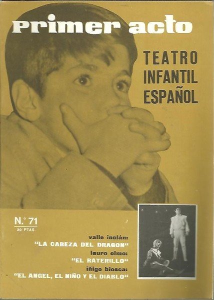 PRIMER ACTO. NUM. 71. TEATRO INFANTIL ESPAÑOL.