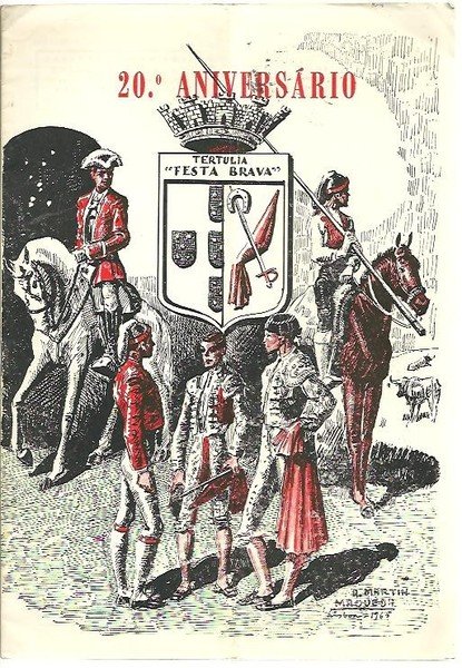 TERTULIA FESTA BRAVA. NUM. 24. AGOSTO 1966. 20 ANIVERSARIO.