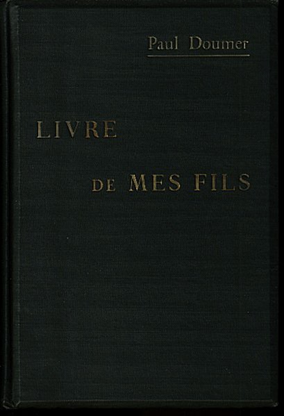 LIVRE DE MES FILS.