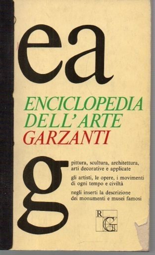 ENCICLOPEDIA GARZANTI DELL'ARTE.