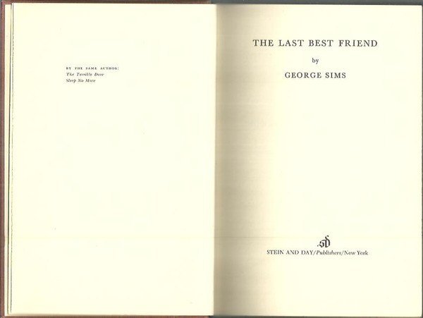 THE LAST BEST FRIEND.