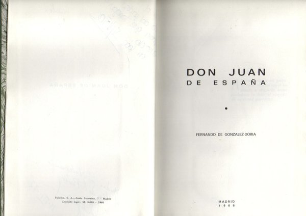 DON JUAN DE ESPAÑA.
