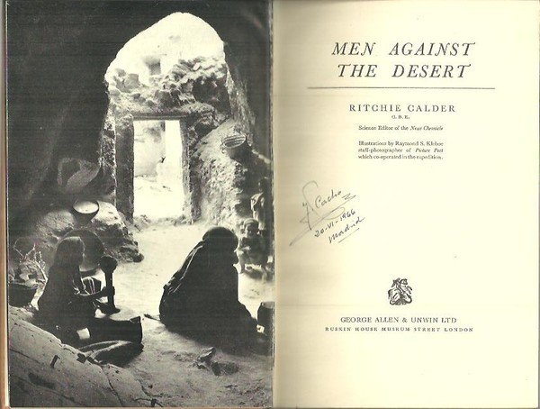 MEN AGAINST THE DESERT.