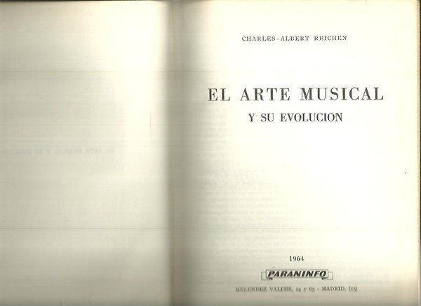 EL ARTE MUSICAL Y SU EVOLUCION.
