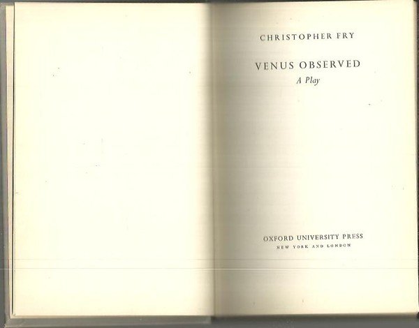 VENUS OBSERVED.