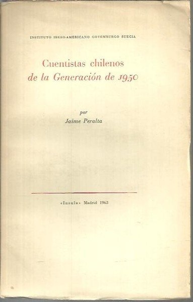 CUENTISTAS CHILENOS DE LA GENERACION DE 1950.