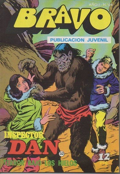 BRAVO. PUBLICACION JUVENIL. AÑO I. N. 64. EL INSPECTOR DAN, …