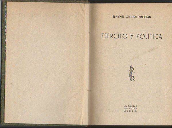 EJERCITO Y POLITICA.