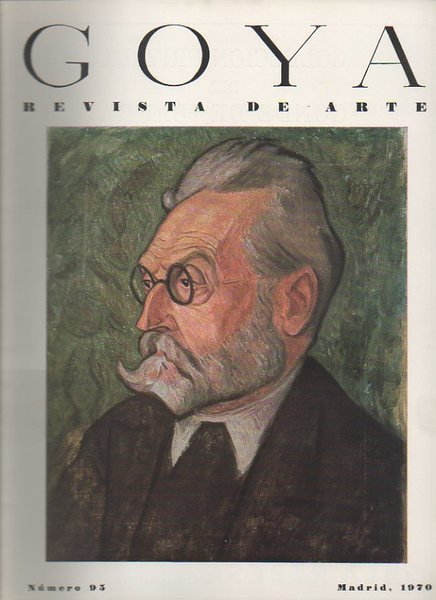 GOYA. REVISTA DE ARTE. NUMERO 95. MARZO-ABRIL, 1970.