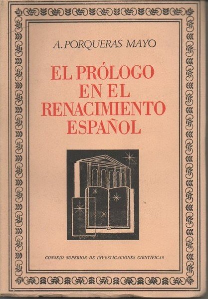 EL PROLOGO EN EL RENACIMIENTO ESPAÑOL.