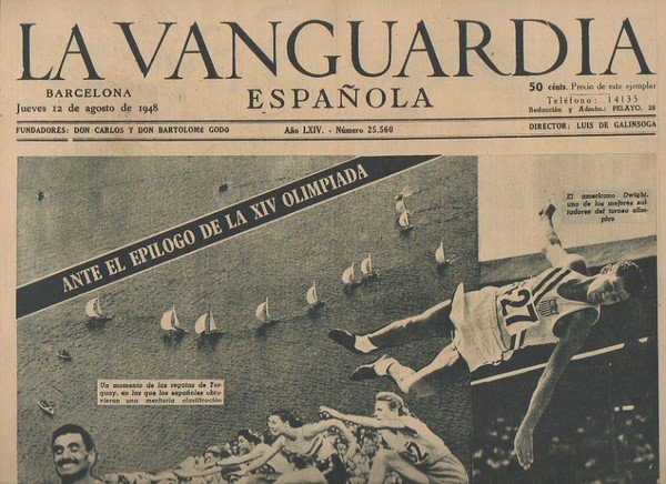 LA VANGUARDIA ESPAÑOLA. AÑO LXIV. NUMERO 25.560. JUEVES 12 DE …