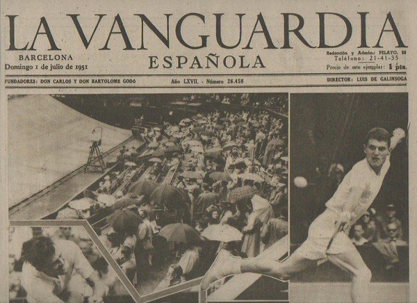 LA VANGUARDIA ESPAÑOLA. AÑO LXVII. NUMERO 26.458. DOMINGO 1 DE …