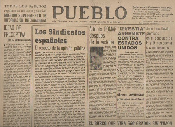 PUEBLO. AÑO VII. NUM. 1.964. MADRID, MIERCOLES, 10 DE JULIO …