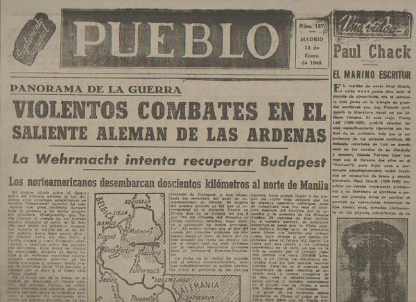 PUEBLO. SUPLEMENTO SEMANAL. NUM. 127. MADRID. 13 DE ENERO DE …