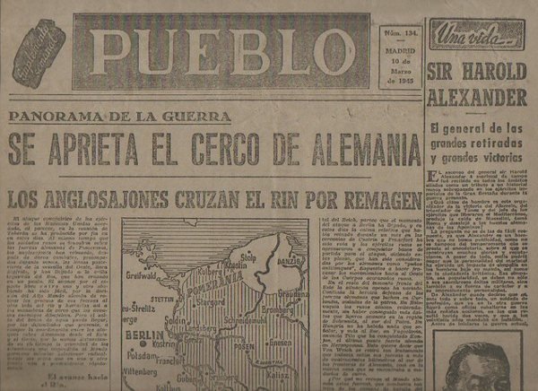 PUEBLO. SUPLEMENTO SEMANAL. NUM. 134. MADRID. 10 DE MARZO DE …