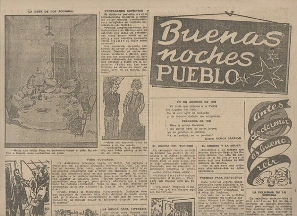 PUEBLO. SUPLEMENTO BUENAS NOCHES. MADRID, SABADO 7 DE ENERO DE …