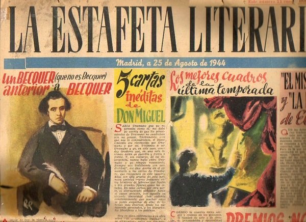 LA ESTAFETA LITERARIA. NUMERO 11. MADRID, 25 DE AGOSTO DE …