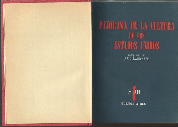 PANORAMA DE LA CULTURA DE LOS ESTADOS UNIDOS.