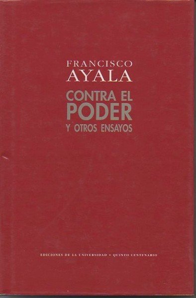 CONTRA EL PODER Y OTROS ENSAYOS.
