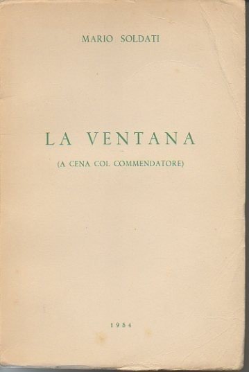 LA VENTANA. (A CENA COL COMMENDATORE).
