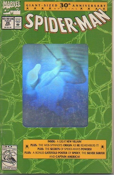 SPIDERMAN. GIANT. SIZED 30TH ANNIVERSARRY.