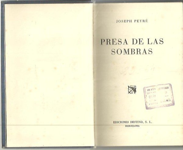 PRESA DE LAS SOMBRAS.