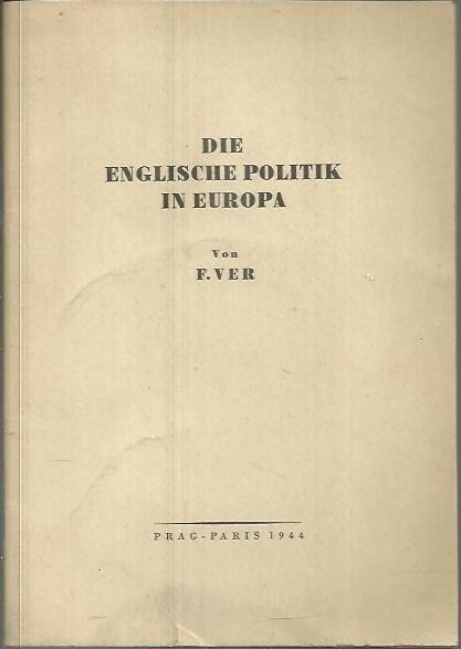 DIE ENGLISCHE POLITIK IN EUROPA.