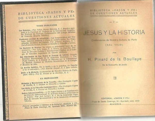 JESUS Y LA HISTORIA.