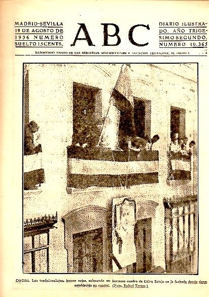 ABC. DIARIO ILUSTRADO. AÑO XXXII. N. 10365. 19-AGOSTO-1936.