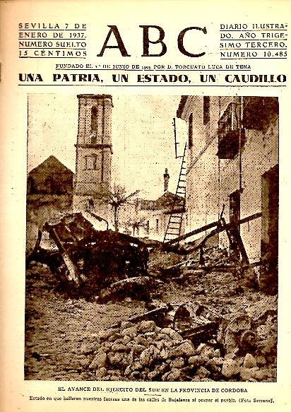 ABC. DIARIO ILUSTRADO. AÑO XXXIII. N. 10485. 7-ENERO-1937.