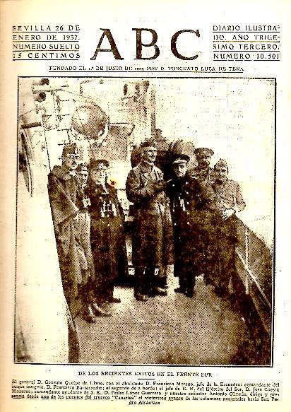 ABC. DIARIO ILUSTRADO. AÑO XXXIII. N. 10501. 26-ENERO-1937.