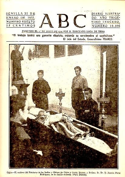 ABC. DIARIO ILUSTRADO. AÑO XXXIII. N. 10506. 31-ENERO-1937.