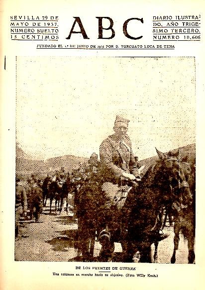ABC. DIARIO ILUSTRADO. AÑO XXXIII. N. 10606. 29-MAYO-1937.