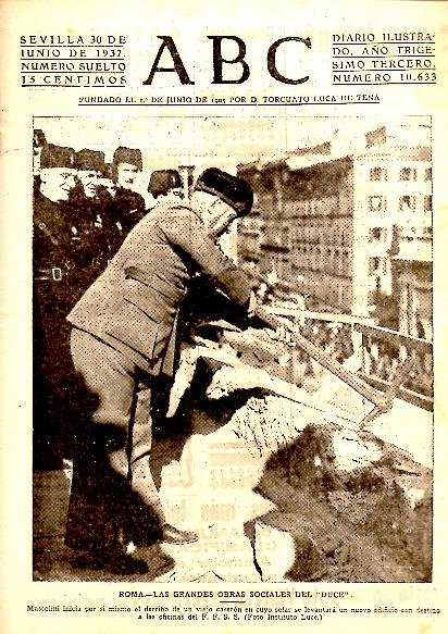 ABC. DIARIO ILUSTRADO. AÑO XXXIII. N. 10633. 30-JUNIO-1937.