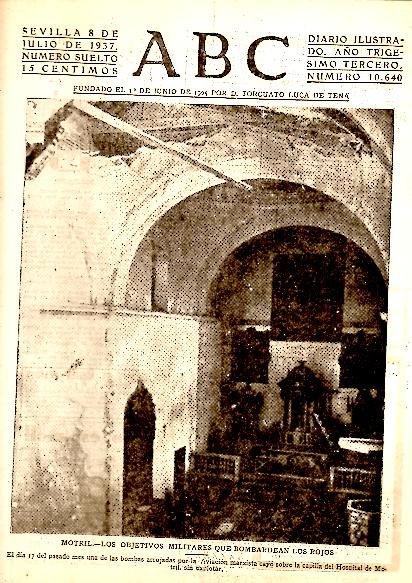 ABC. DIARIO ILUSTRADO. AÑO XXXIII. N. 10640. 8-JULIO-1937.