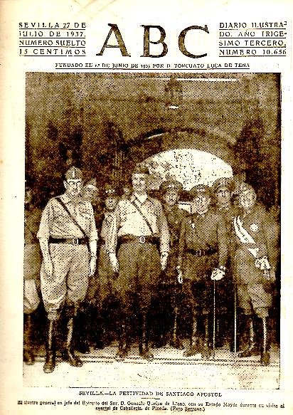 ABC. DIARIO ILUSTRADO. AÑO XXXIII. N. 10656. 27-JULIO-1937.