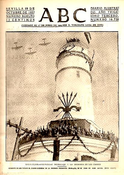 ABC. DIARIO ILUSTRADO. AÑO XXXIII. N. 10728. 19-OCTUBRE-1937.