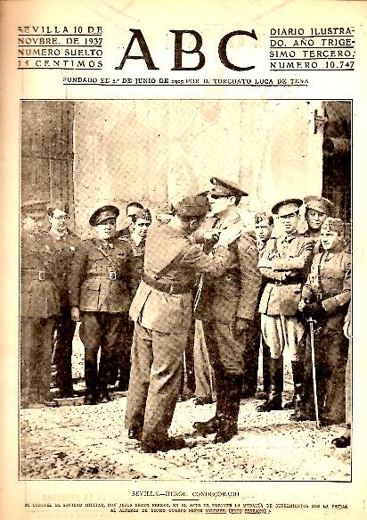 ABC. DIARIO ILUSTRADO. AÑO XXXIII. N. 10747. 10-NOVIEMBRE-1937.