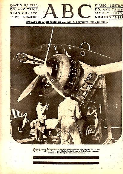 ABC. DIARIO ILUSTRADO. AÑO XXXIV. N. 10835. 20-FEBRERO-1938.