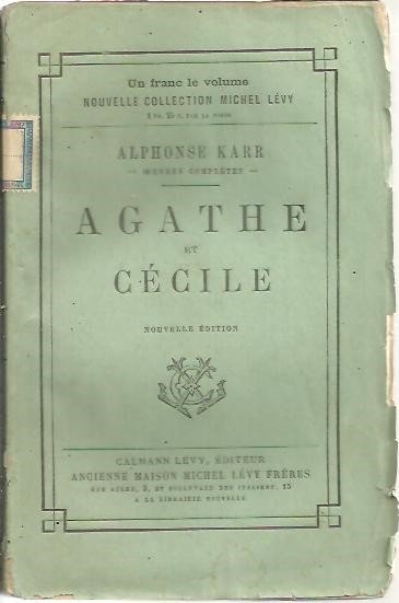 AGATHE ET CECILE.