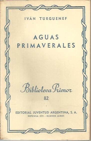 AGUAS PRIMAVERALES.