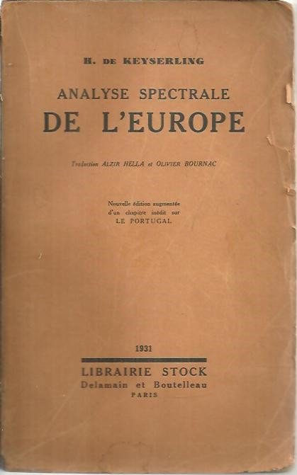 ANALYSE SPECTRALE DE L'EUROPE.